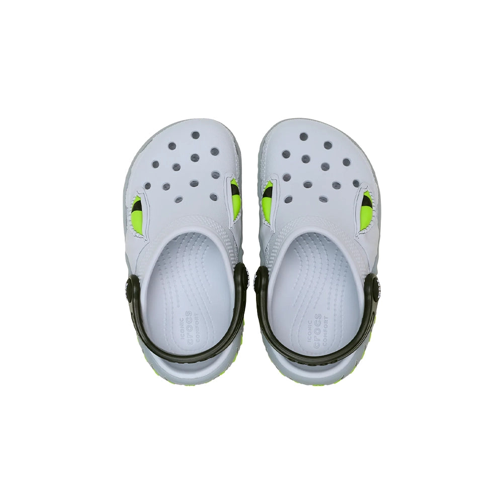 Toddlers Classic Creature Lights Clog 'Steel'
