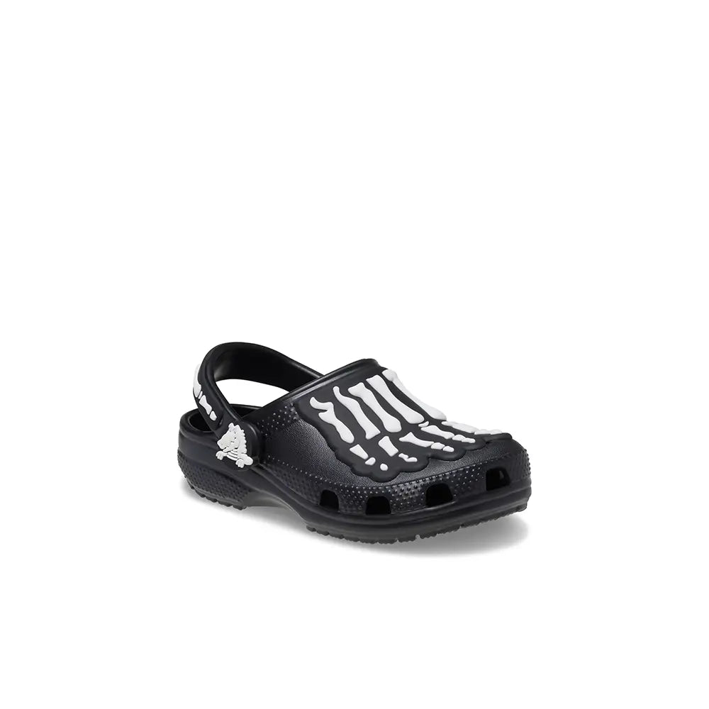Toddler Classic Glow Skeleton Clog 'Black'