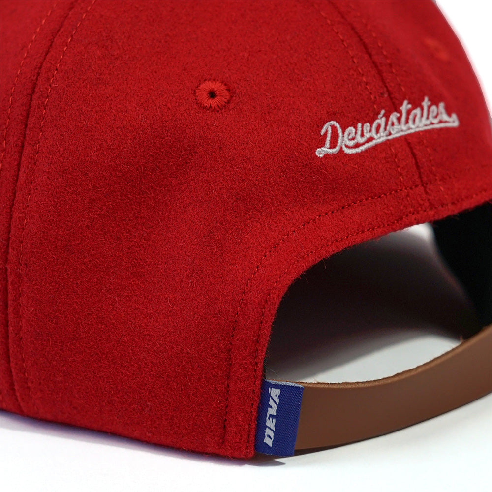 ACADEMY Strapback Ball Cap 'Red Blue'