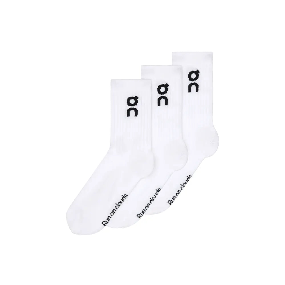 Logo Sock High 3P 'White'