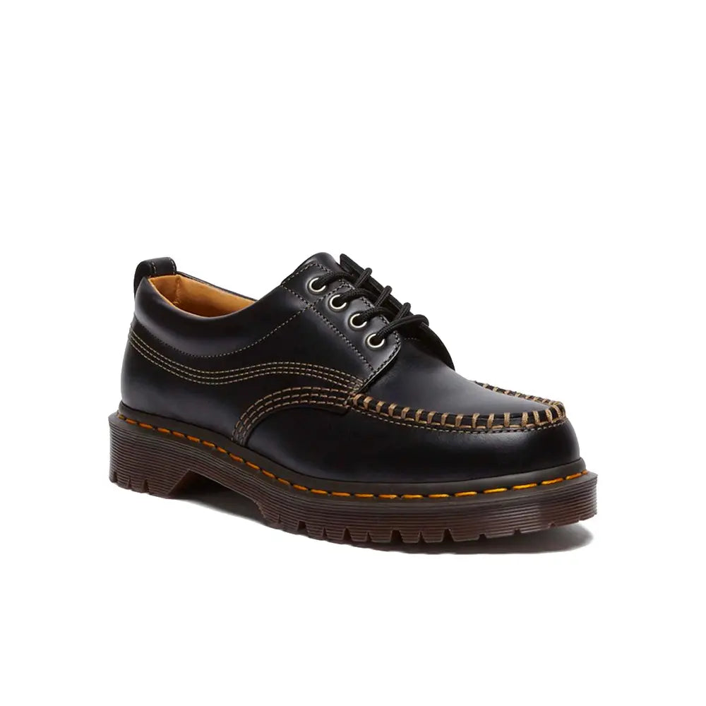Lowell Leather Moc Toe Shoes 'Black'