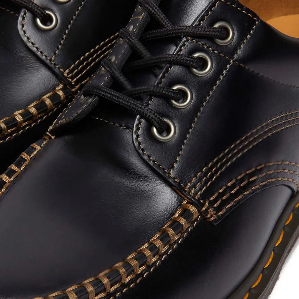 Lowell Leather Moc Toe Shoes 'Black'