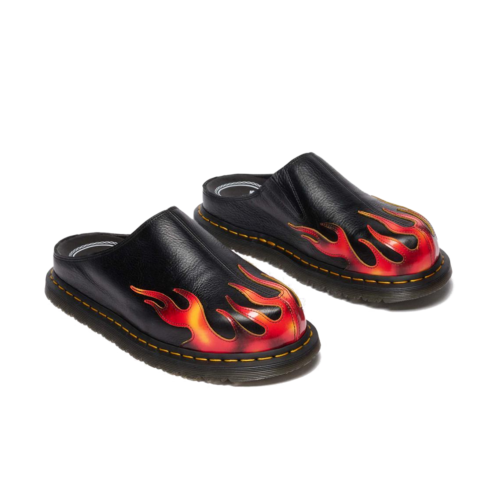 San Mule Flame 'Black Vibrant Red DMS Yellow'