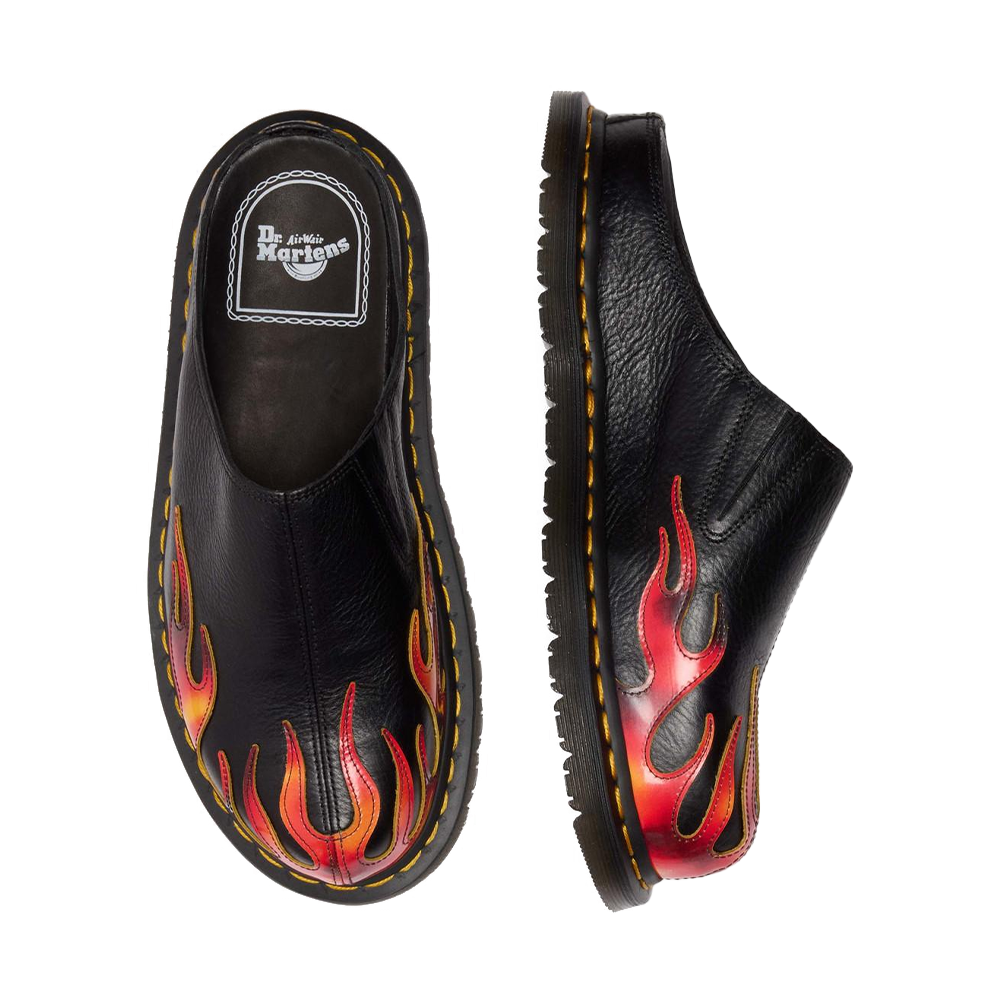 San Mule Flame 'Black Vibrant Red DMS Yellow'
