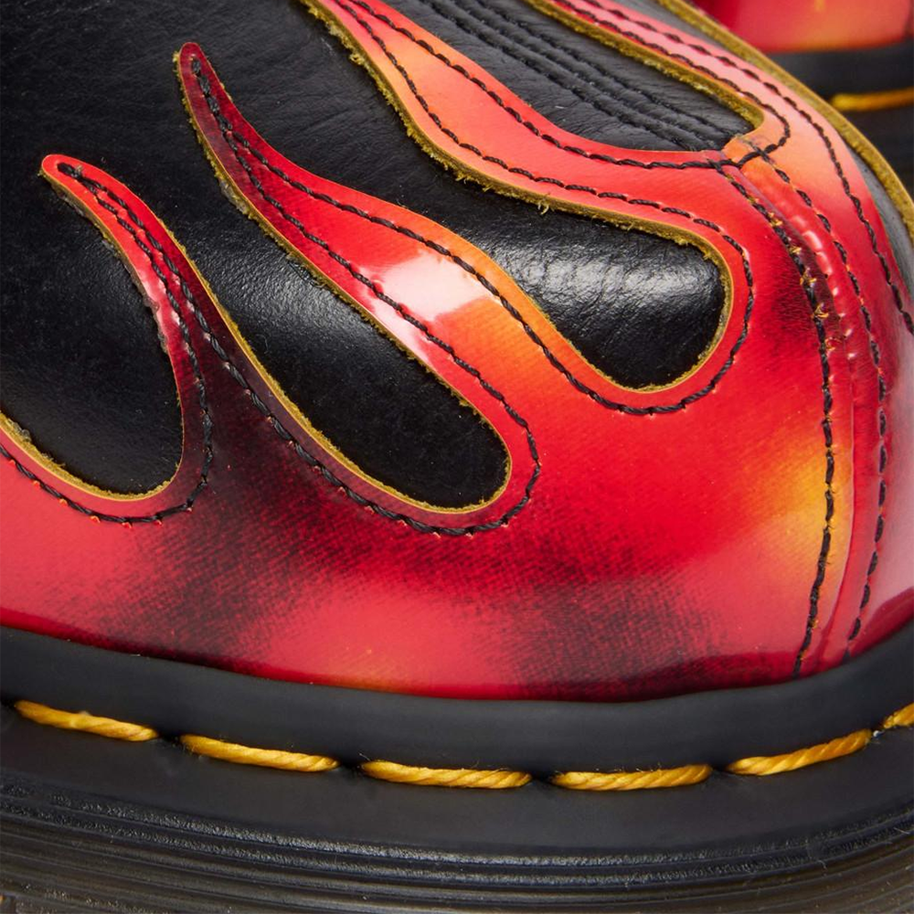 San Mule Flame 'Black Vibrant Red DMS Yellow'