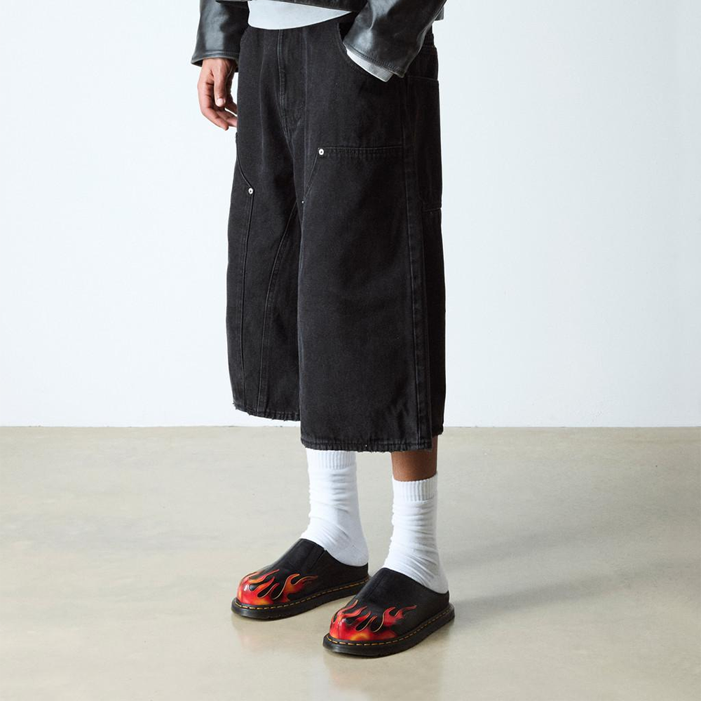 San Mule Flame 'Black Vibrant Red DMS Yellow'