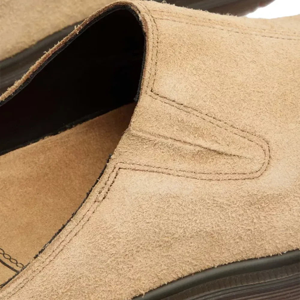 San Hairy Suede Mule 'Savannah Tan'