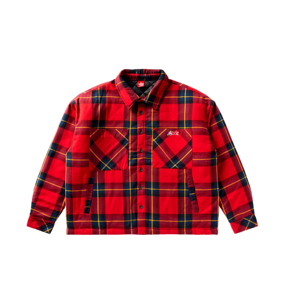 Buffalo Shacket 'Goji Berry'