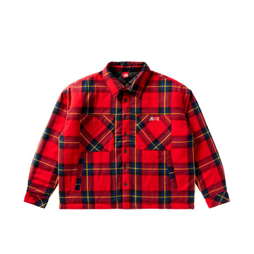 Buffalo Shacket 'Goji Berry'