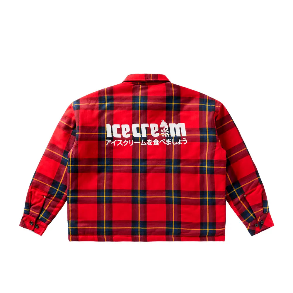 Buffalo Shacket 'Goji Berry'