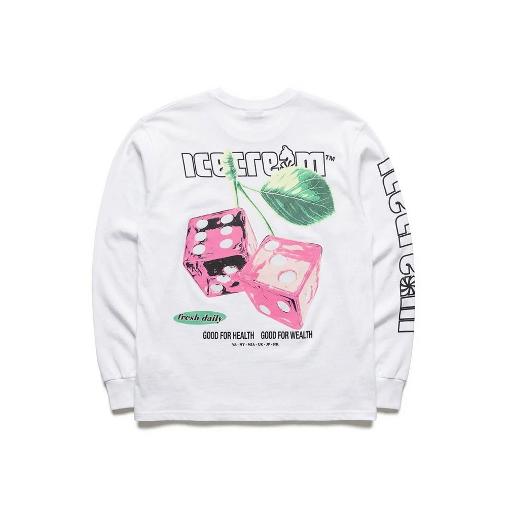 Dice LS Tee 'White'