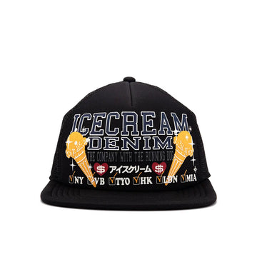 Check List Hat 'Black'