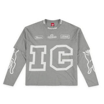 Strawberry Long Sleeve Knit 'Neutral Gray'