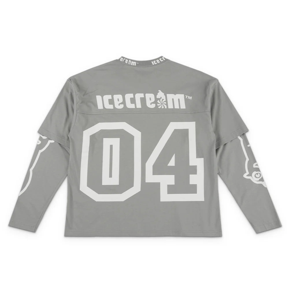 Strawberry Long Sleeve Knit 'Neutral Gray'