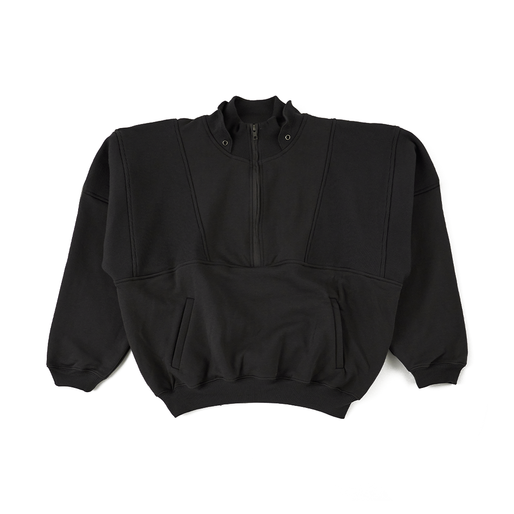 JOAH BROWN® Retro Half Zip 'Charcoal Luxe French Terry' – TAKOUT® JOAH BROWN® Retro Half Zip 'Charcoal Luxe French Terry' – TAKOUT®