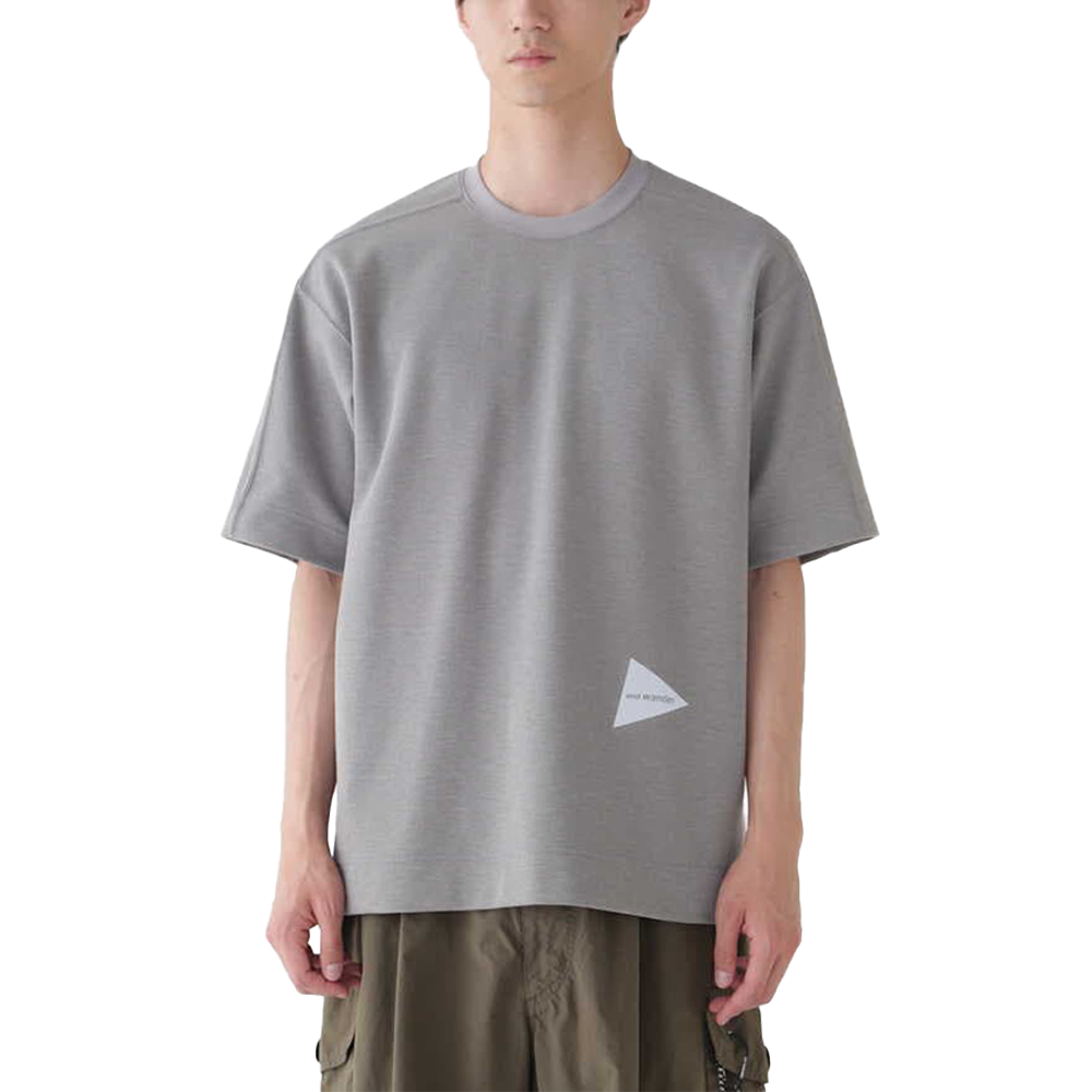 AND WANDER|SHORT-SLEEVED ROUND NECK T-SHIRTS (Uv Cut Dr and wander UV Cut Dry SS T – TĀKOUT NY