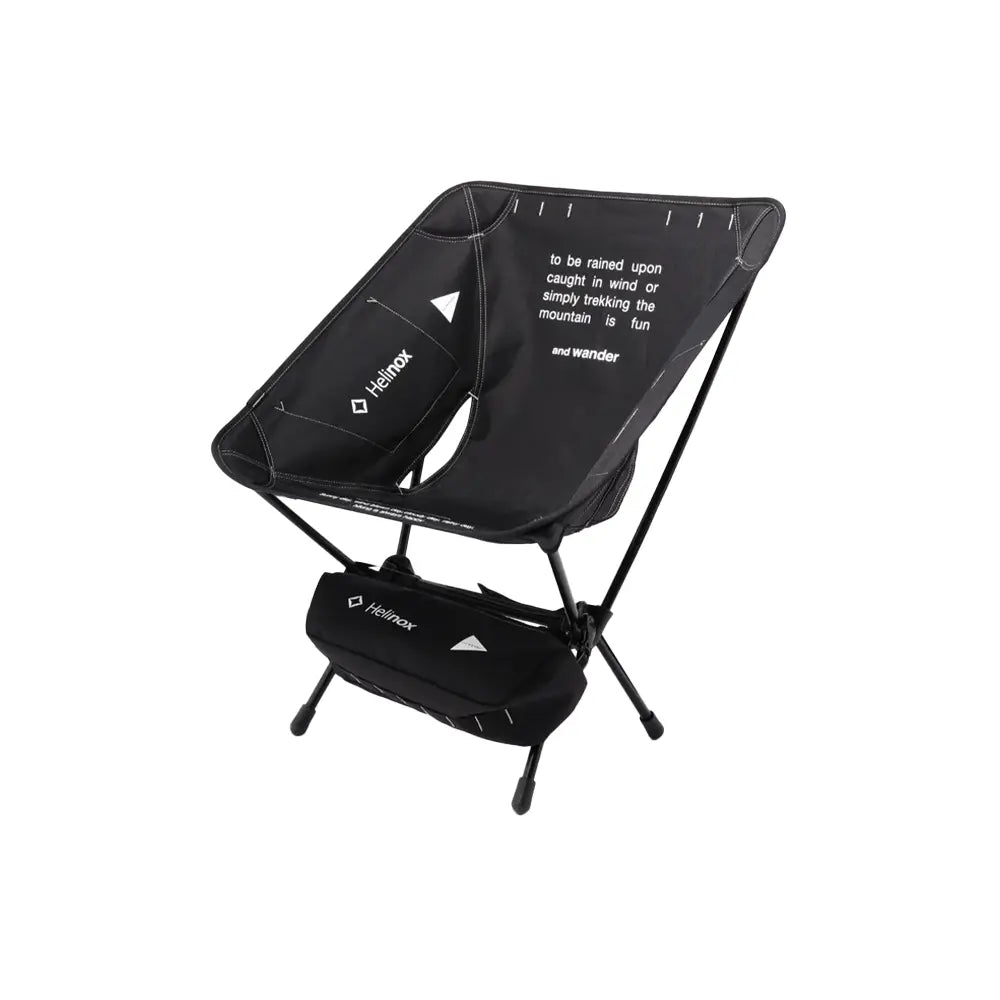 Helinox × and wander Folding Chair One 'Black'