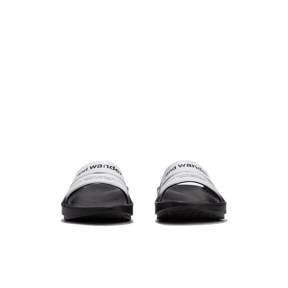 OOFOS ahh × and wander Recovery Sandal 'Black'