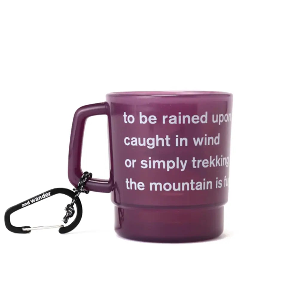 and wander Logo Mug 'Purple'
