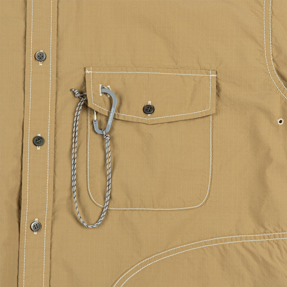 CORDURA Cotton Rip SS Shirt 'Beige'