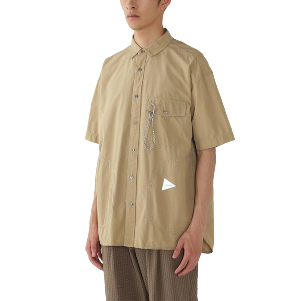 and wander CORDURA Cotton Rip SS Shirt 'Beige' – TAKOUT®