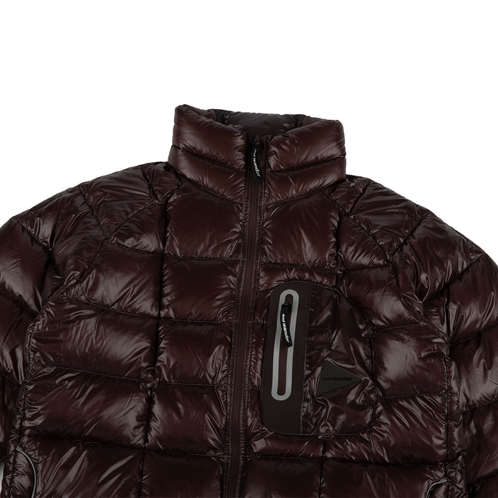 Diamond Stitch Down Jacket 2 'Dark Brown'