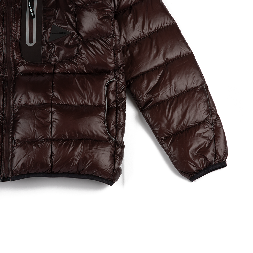 Diamond Stitch Down Jacket 2 'Dark Brown'