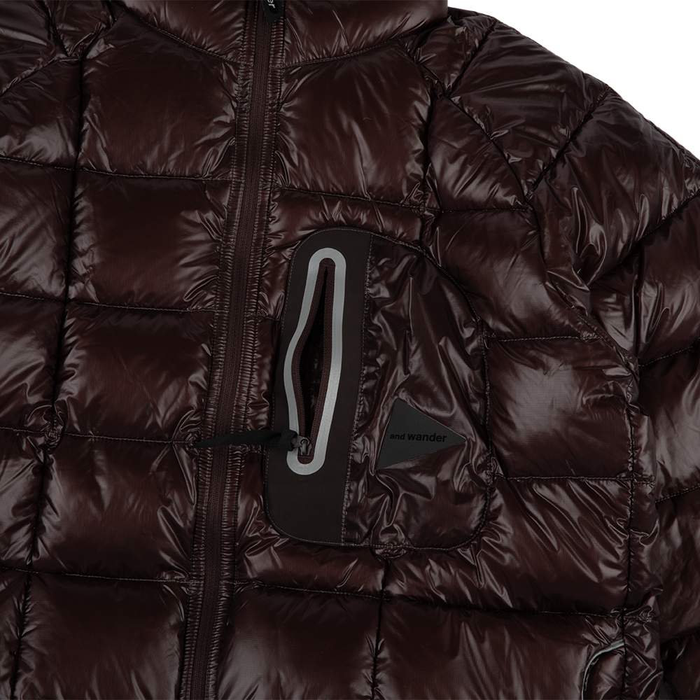 Diamond Stitch Down Jacket 2 'Dark Brown'