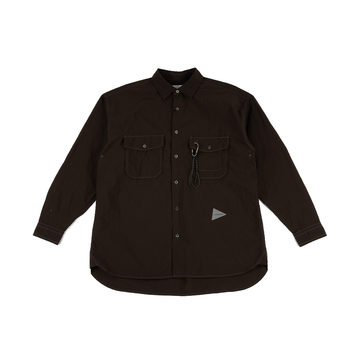 and Wander Cordura Typewriter LS Shirt 'Dark Brown' – TAKOUT®