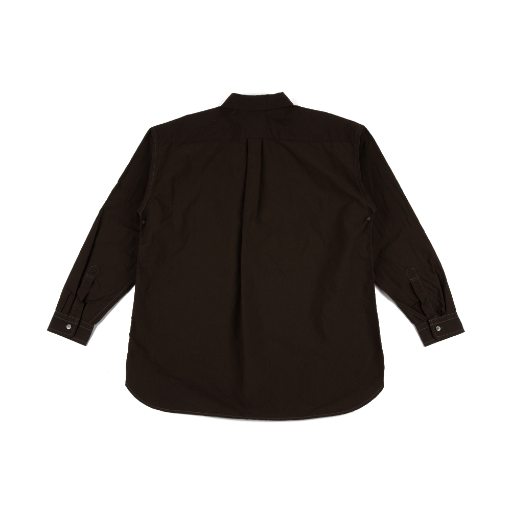 and Wander Cordura Typewriter LS Shirt 'Dark Brown' – TAKOUT®