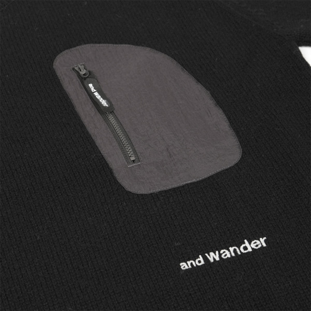 Shetland Wool Sweater 'Black'