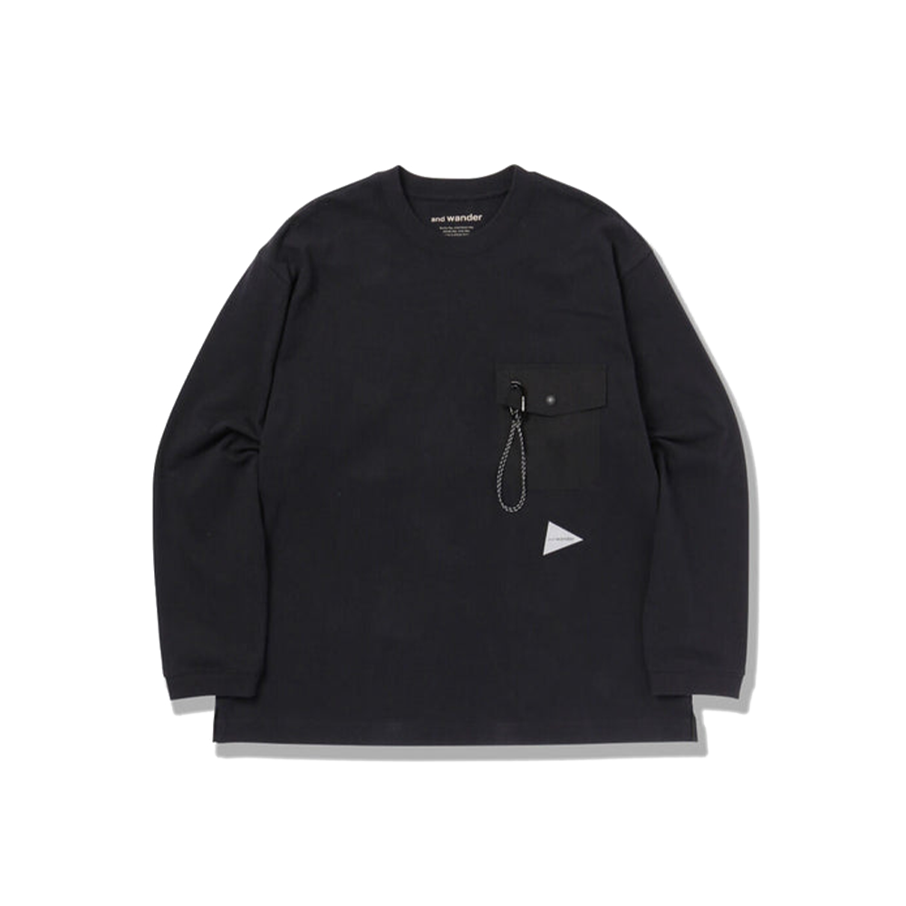 Heavy Cotton Pocket LS Tee 'Black'