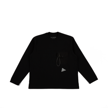 Heavy Cotton Pocket LS Tee 'Black'
