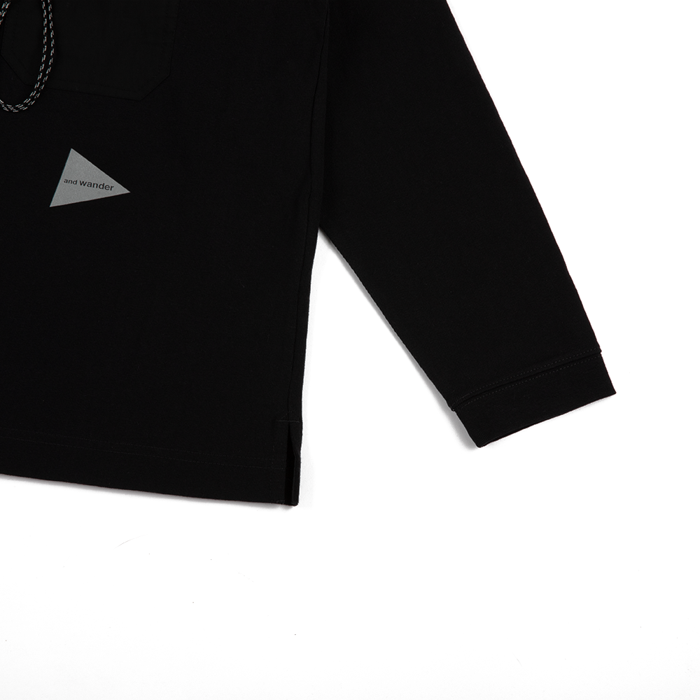 Heavy Cotton Pocket LS Tee 'Black'