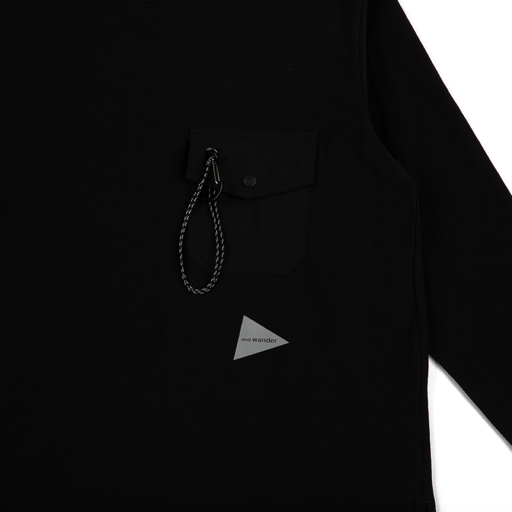 Heavy Cotton Pocket LS Tee 'Black'