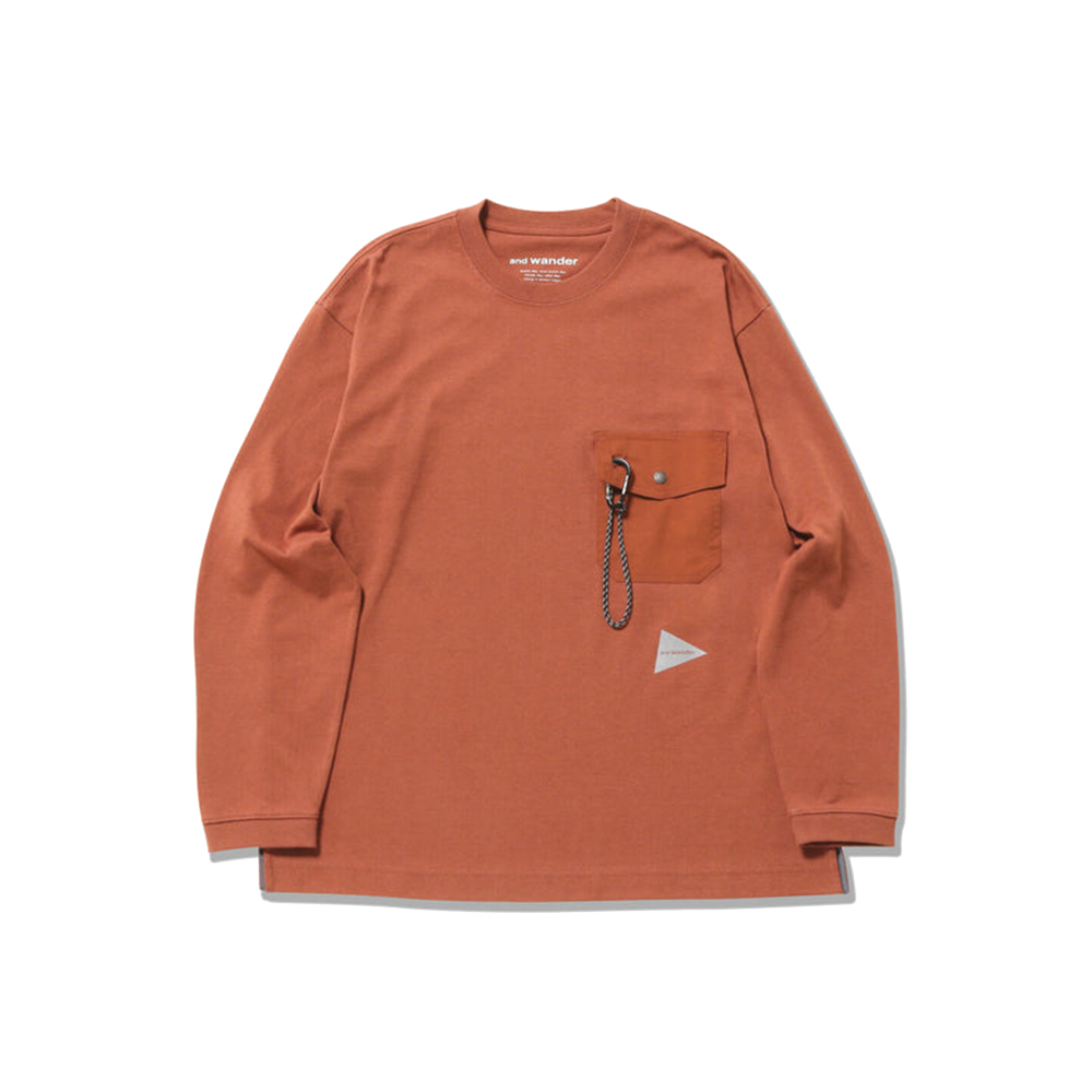 Heavy Cotton Pocket LS Tee 'Red'