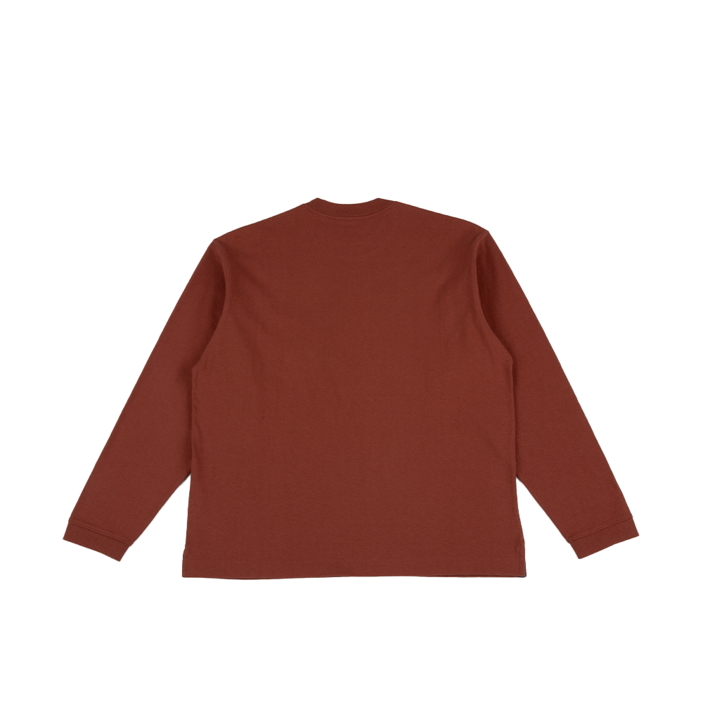 Heavy Cotton Pocket LS Tee 'Red'