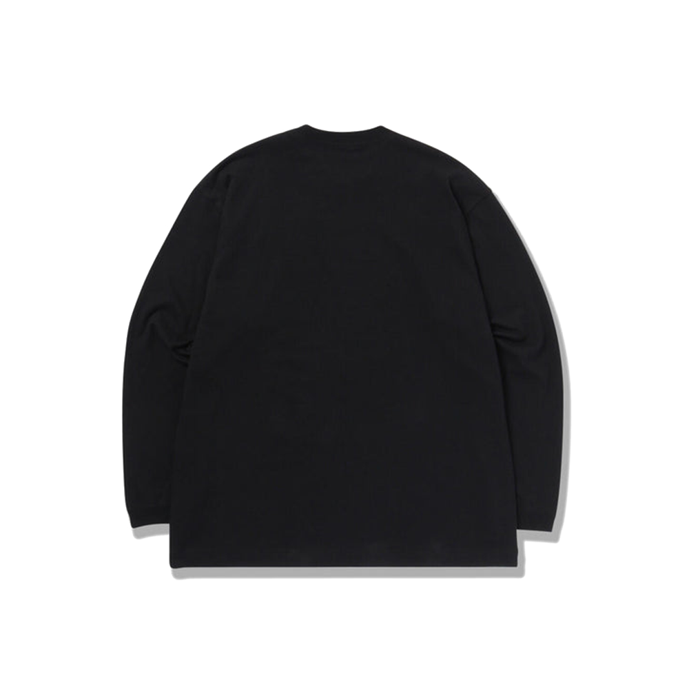 Typography Printed LS Tee 'Black'