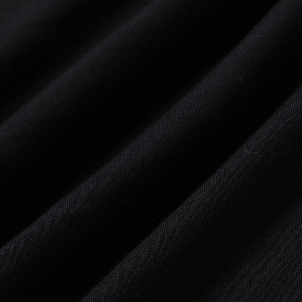 Typography Printed LS Tee 'Black'
