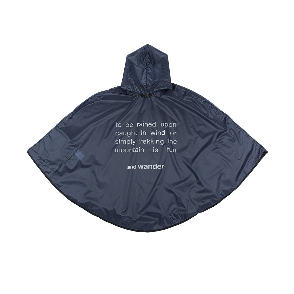Sil Poncho 'Off Black'