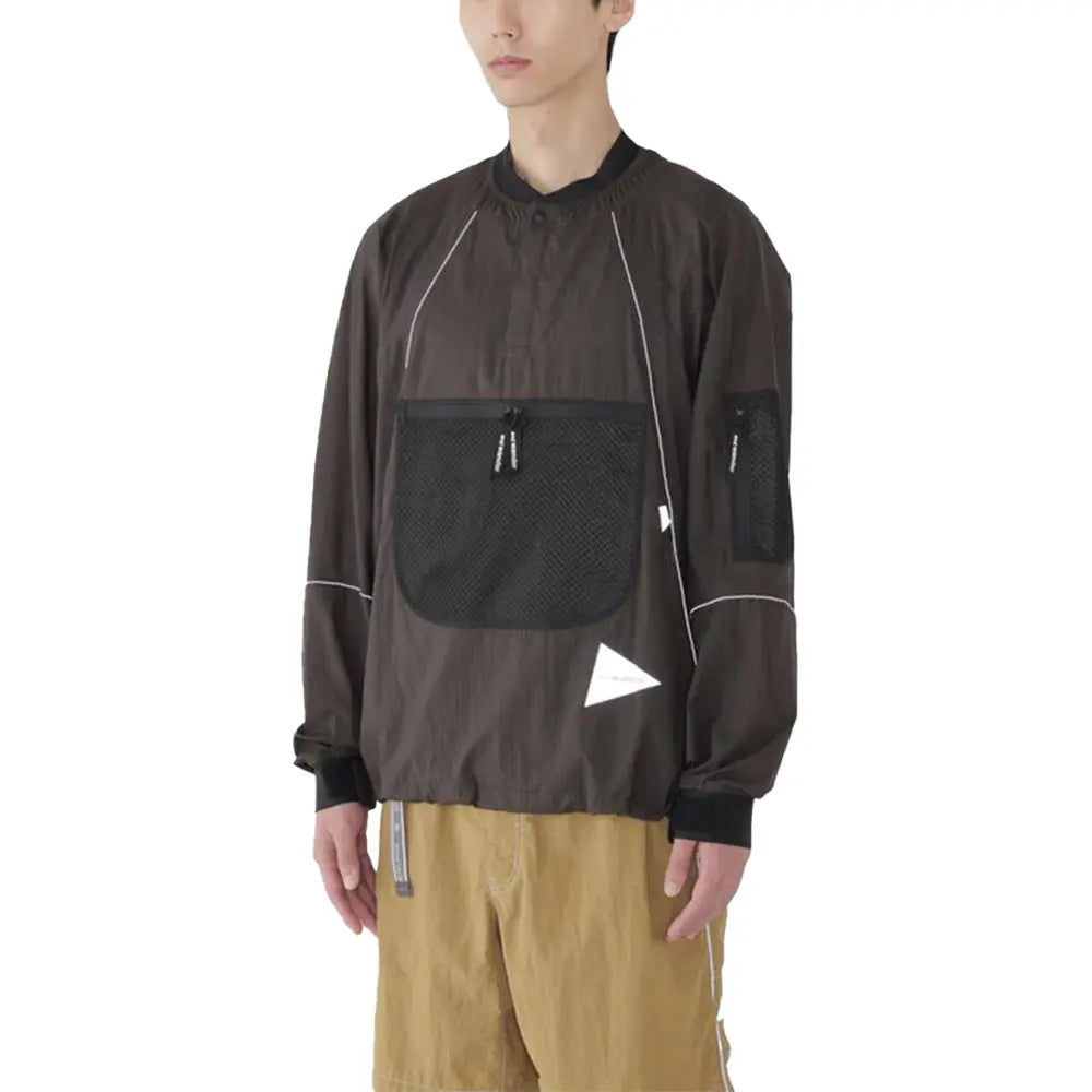 Breath Rip Pullover Jacket 'Charcoal'