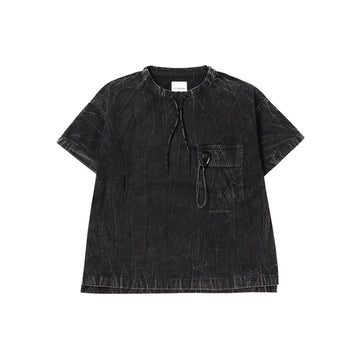 W Bleach twill Tee 'Black'