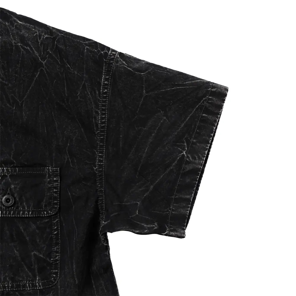 W Bleach twill Tee 'Black'