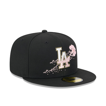 LA Dodgers 'Dotted Floral' 'Black'