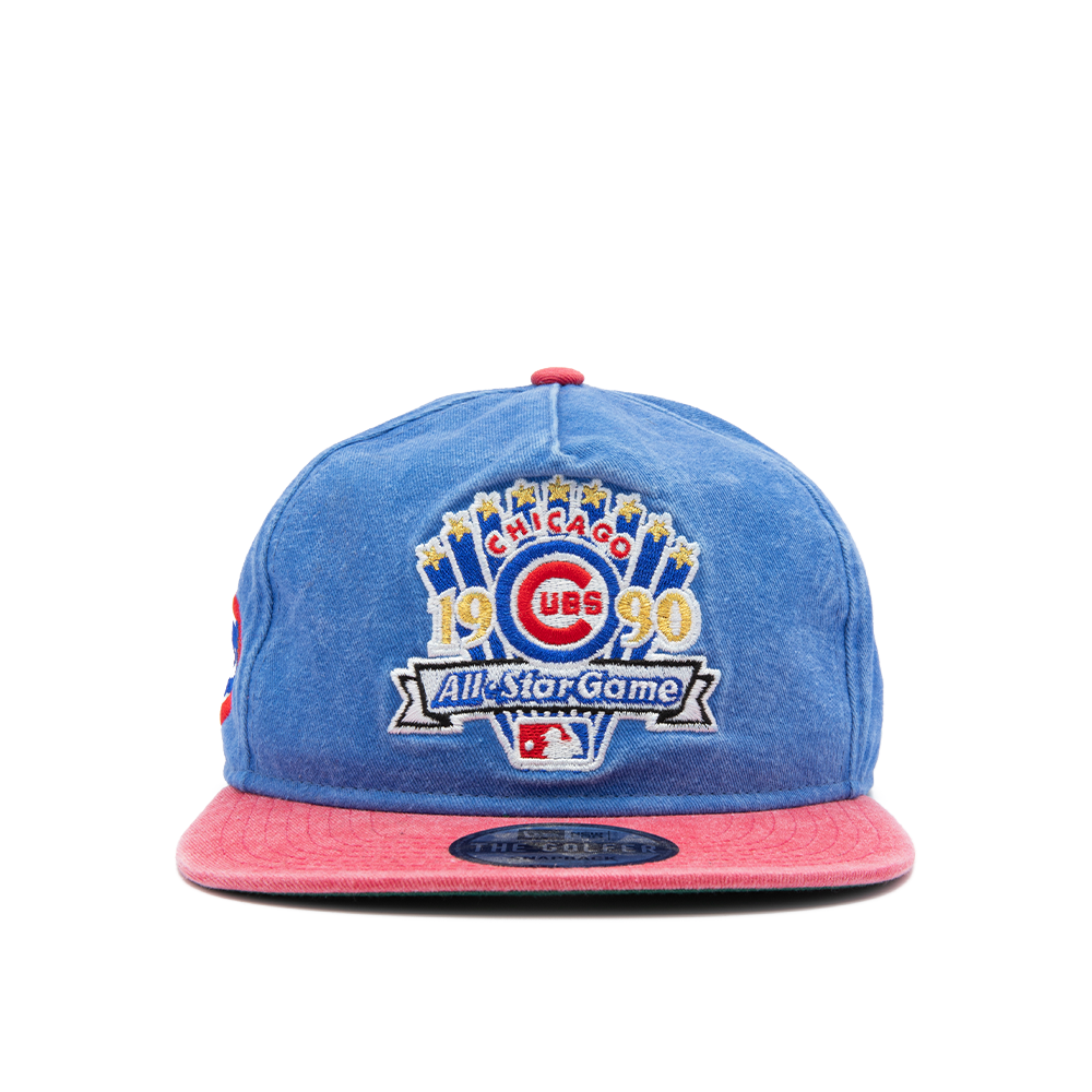 Chicago Cubs Pigment-dyed Golfer Snapback 'Royal/ Red'