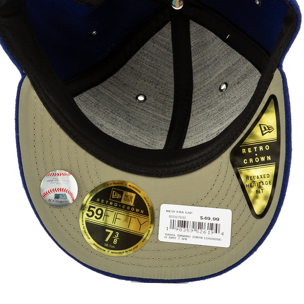 LA Dodgers Wool 5950 Cooperstown 'Blue'