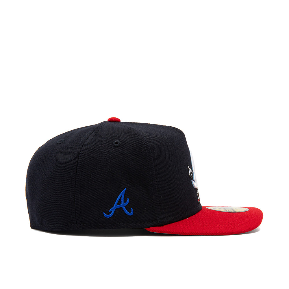 Atlanta Braves ブラック ニューエラ 5950 New Era Atlanta Braves Black Fitted Hat MLB 2021 World