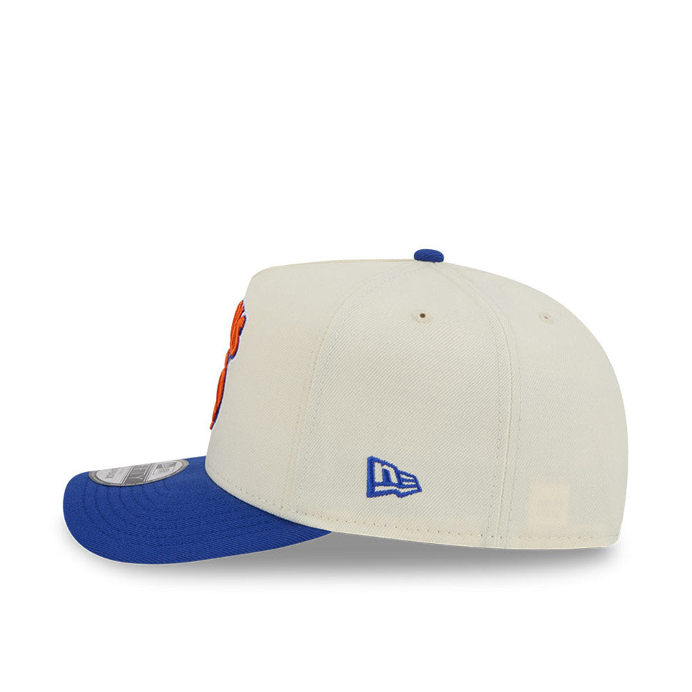 Hardwood Classics New York Knicks 950 A-Frame Snapback 'White Chrome'