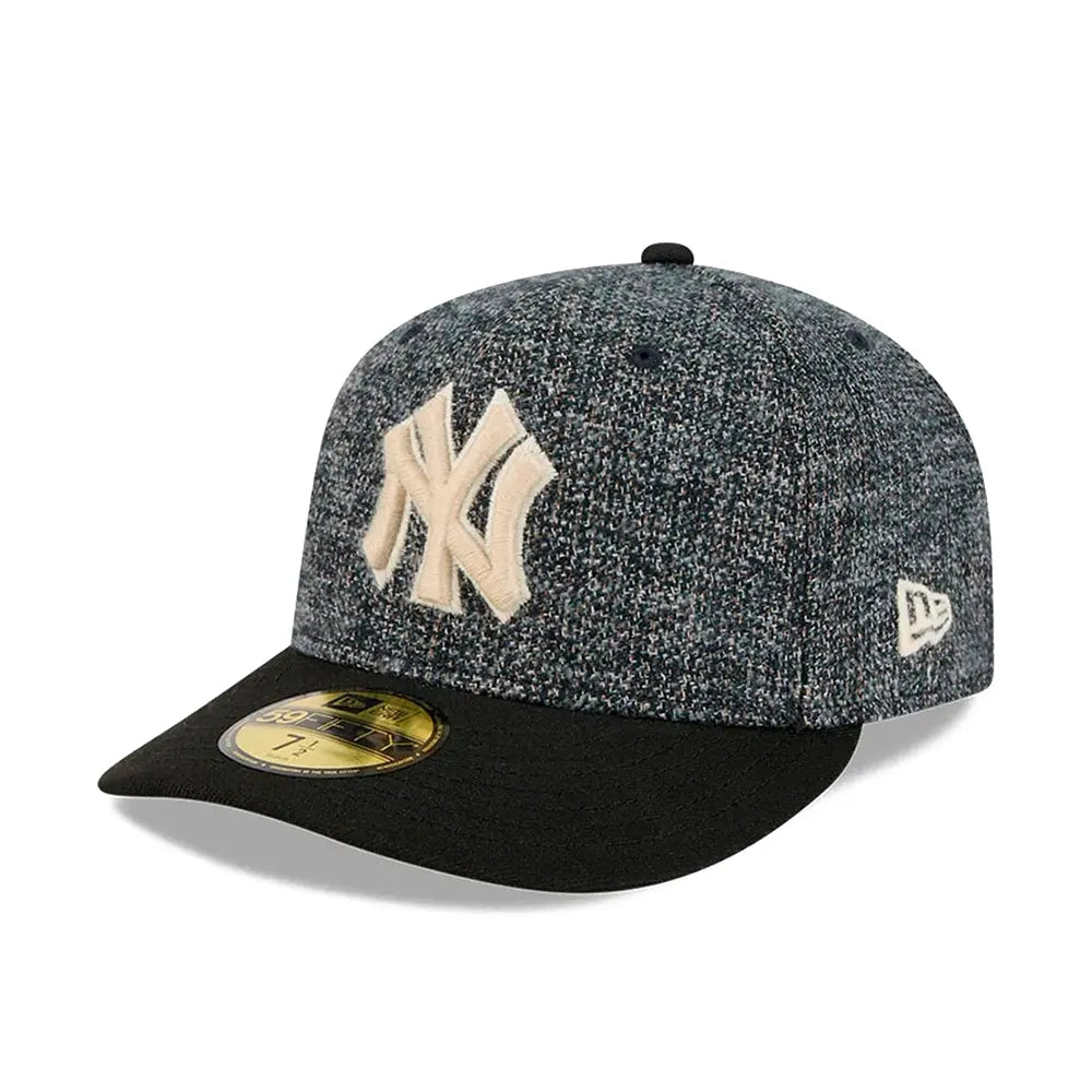 NY Yankees 59FIFTY 'Tweedy Cotton Black'
