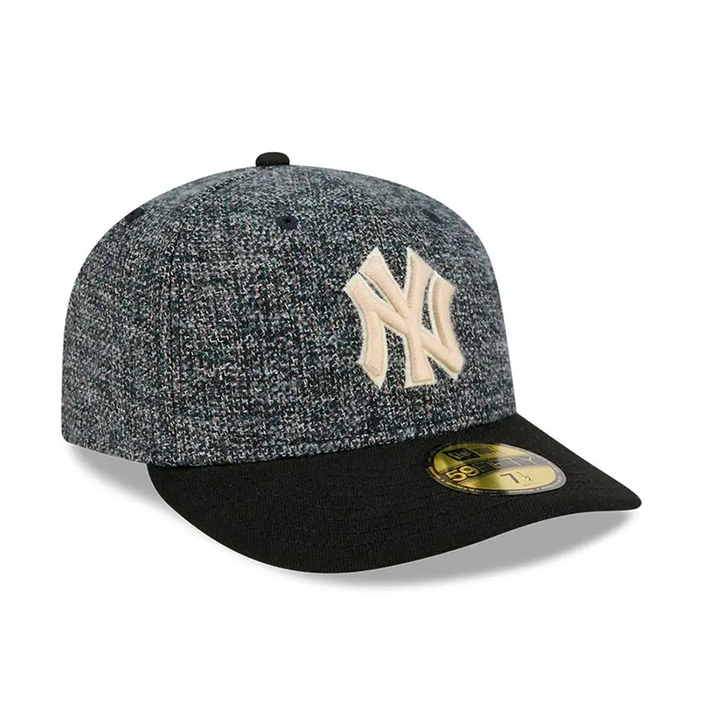 NY Yankees 59FIFTY 'Tweedy Cotton Black'